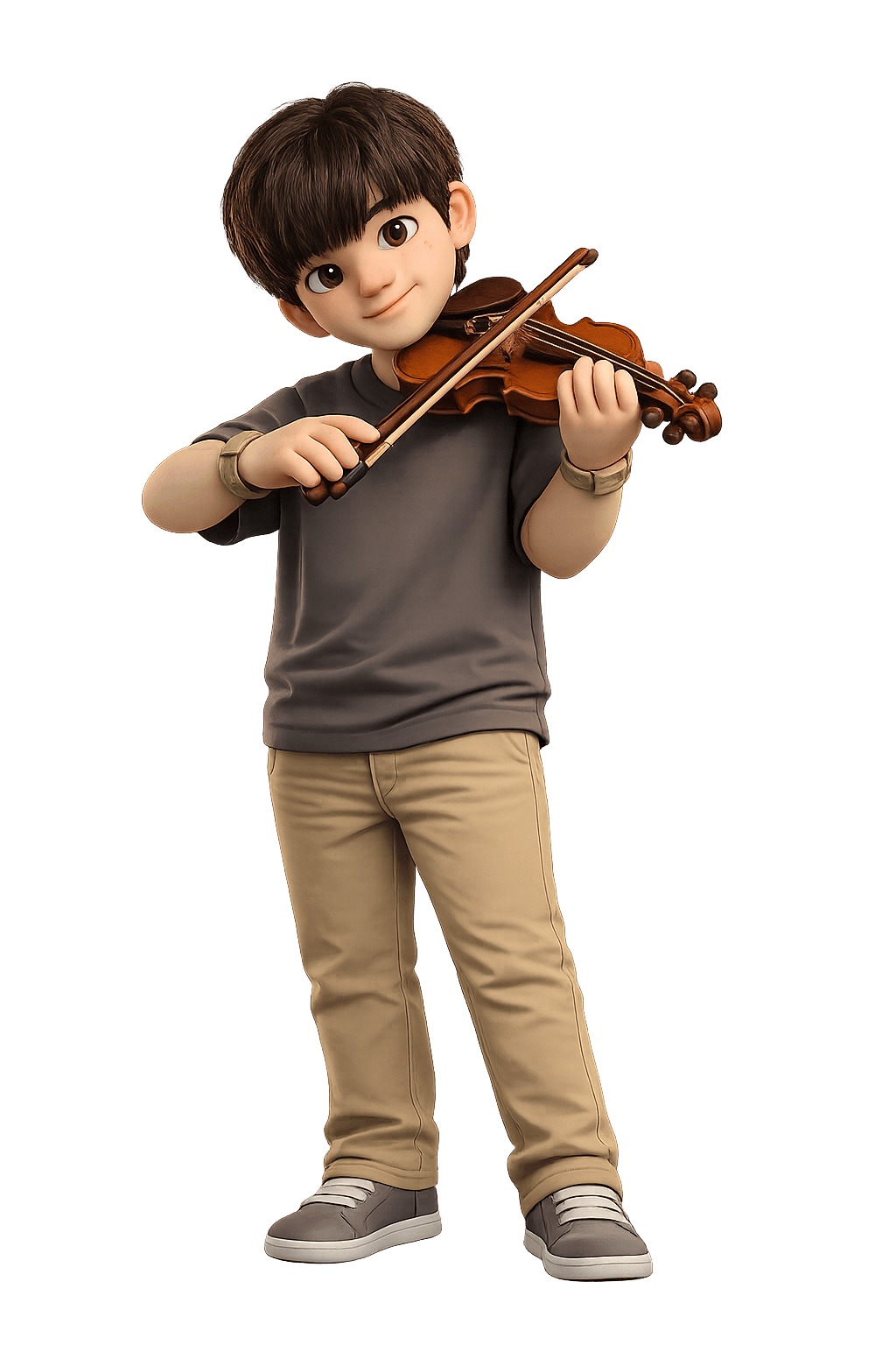 Peter Nam playing violin avatar